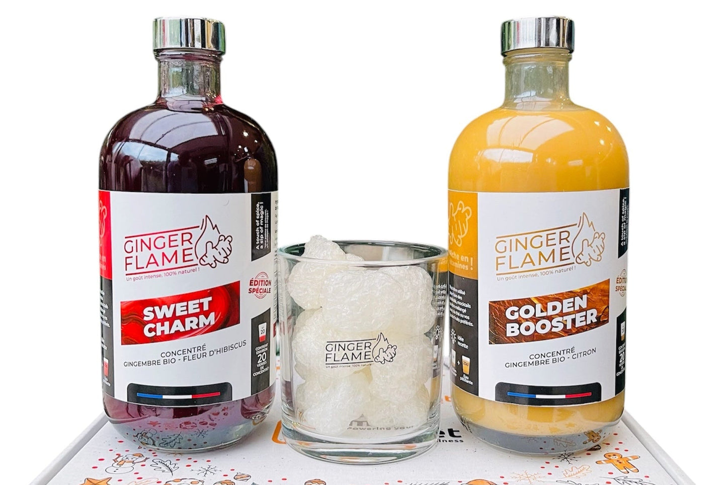 Ginger Lemon Concentrate Gift Set - Hibiscus Concentrate