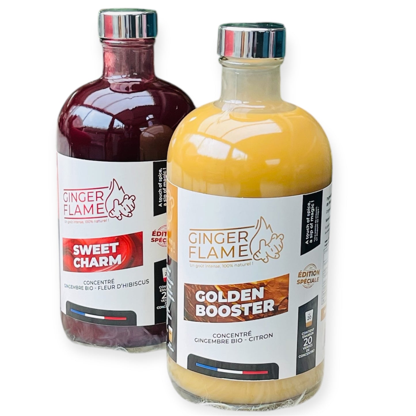Ginger Lemon Concentrate Gift Set - Hibiscus Concentrate